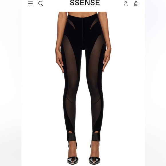 Wolford x Mugler Leggings. Never worn - Picture 1 of 5